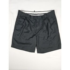Alan Flusser Golf Black Pleated Shorts Size 40